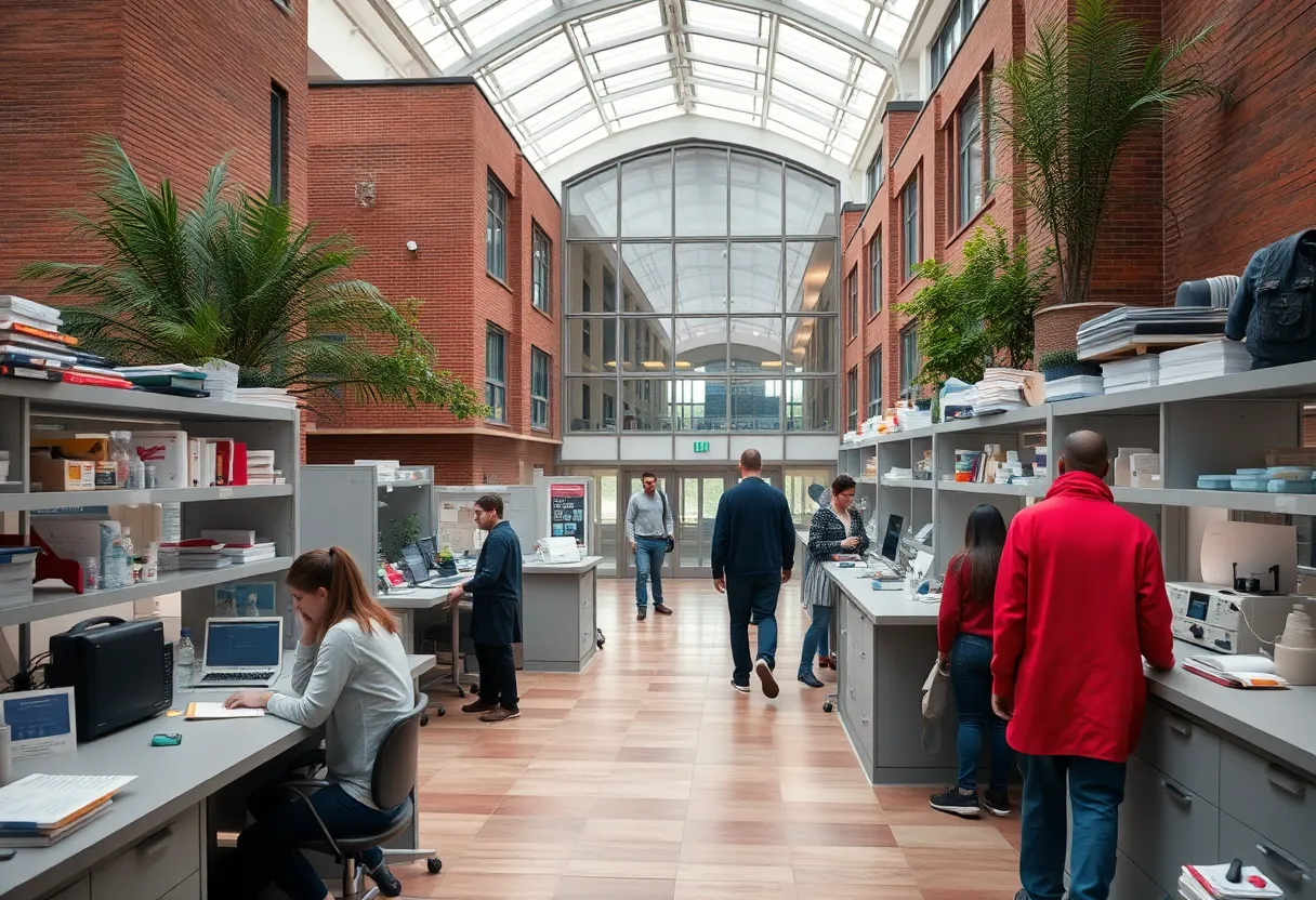 University of Tennessee campus showing research facilities