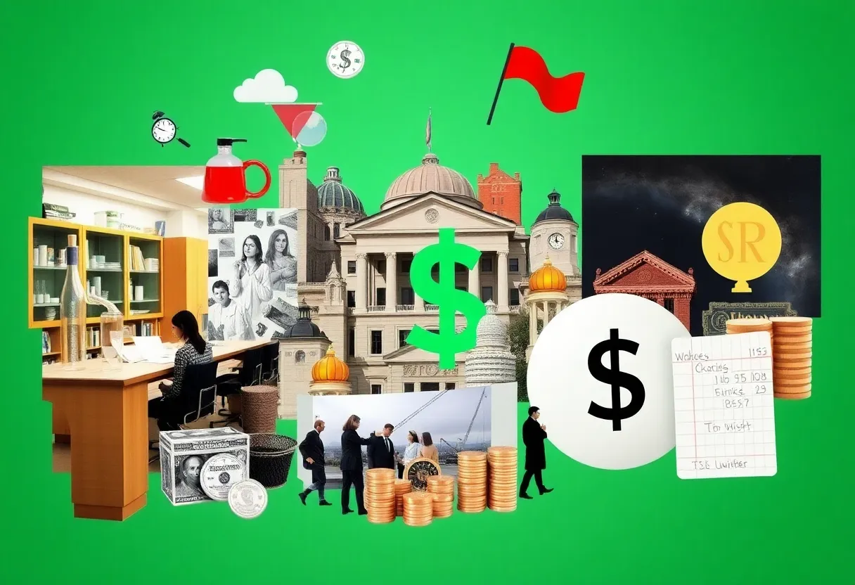University campus reflecting funding challenges