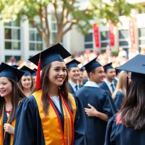 Graduation ceremony at the University of Tennessee