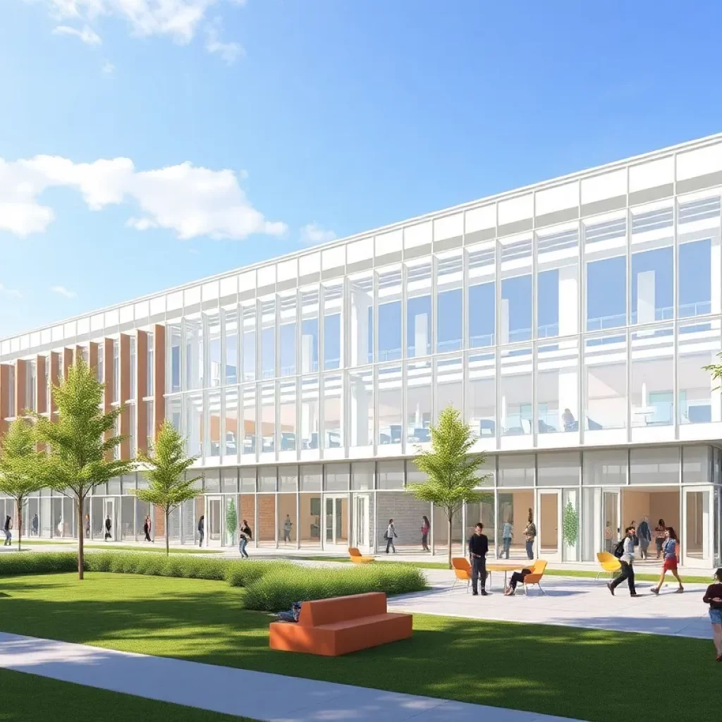 Architectural rendering of the University of Tennessee-Knoxville Student Success Center