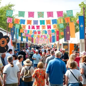 Participants enjoying the Vestival Festival with local artists and musicians