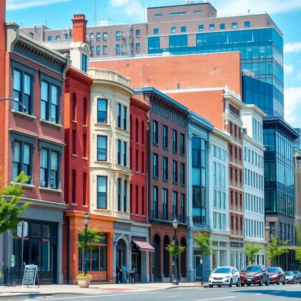 A view of Knoxville's downtown homes during the home tour.