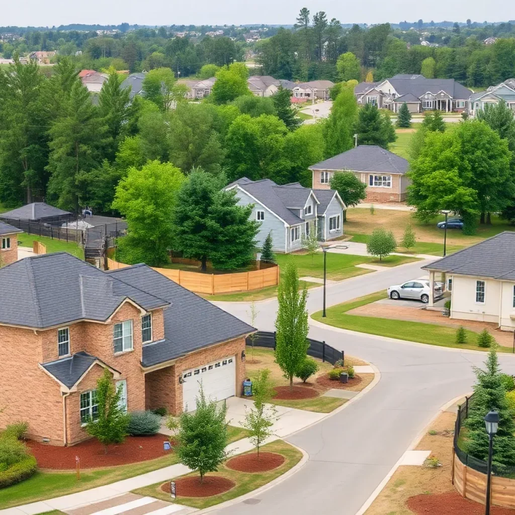 Construction of new residential homes in Knoxville