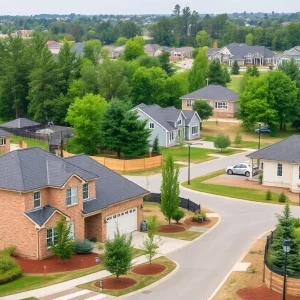 Construction of new residential homes in Knoxville