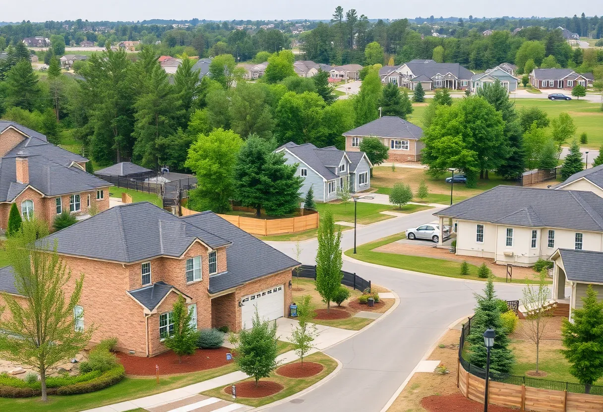 Construction of new residential homes in Knoxville