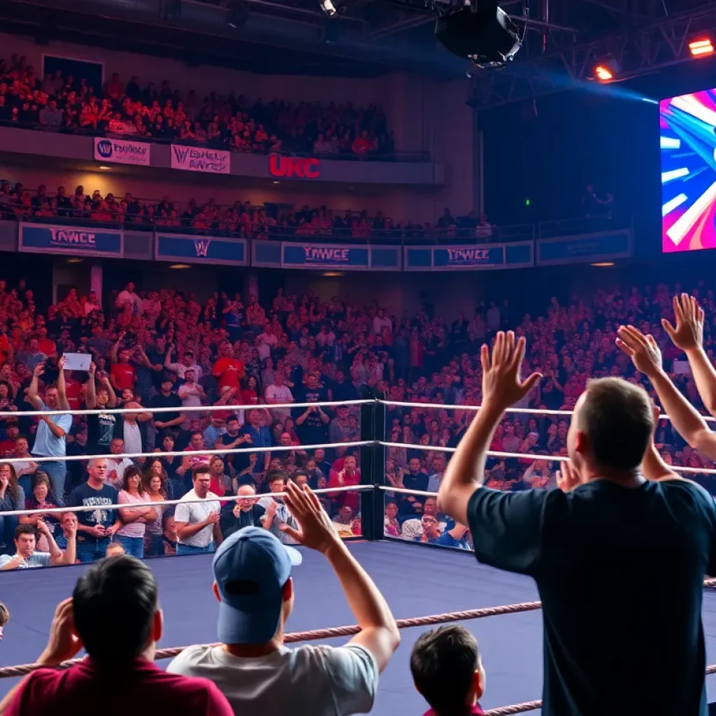 WWE SmackDown event at Food City Center in Knoxville