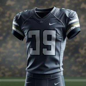 Football uniform of Tennessee Volunteers showcasing the Volunteer Spirit design