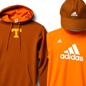 University of Tennessee athletes in Adidas apparel celebrating on the field