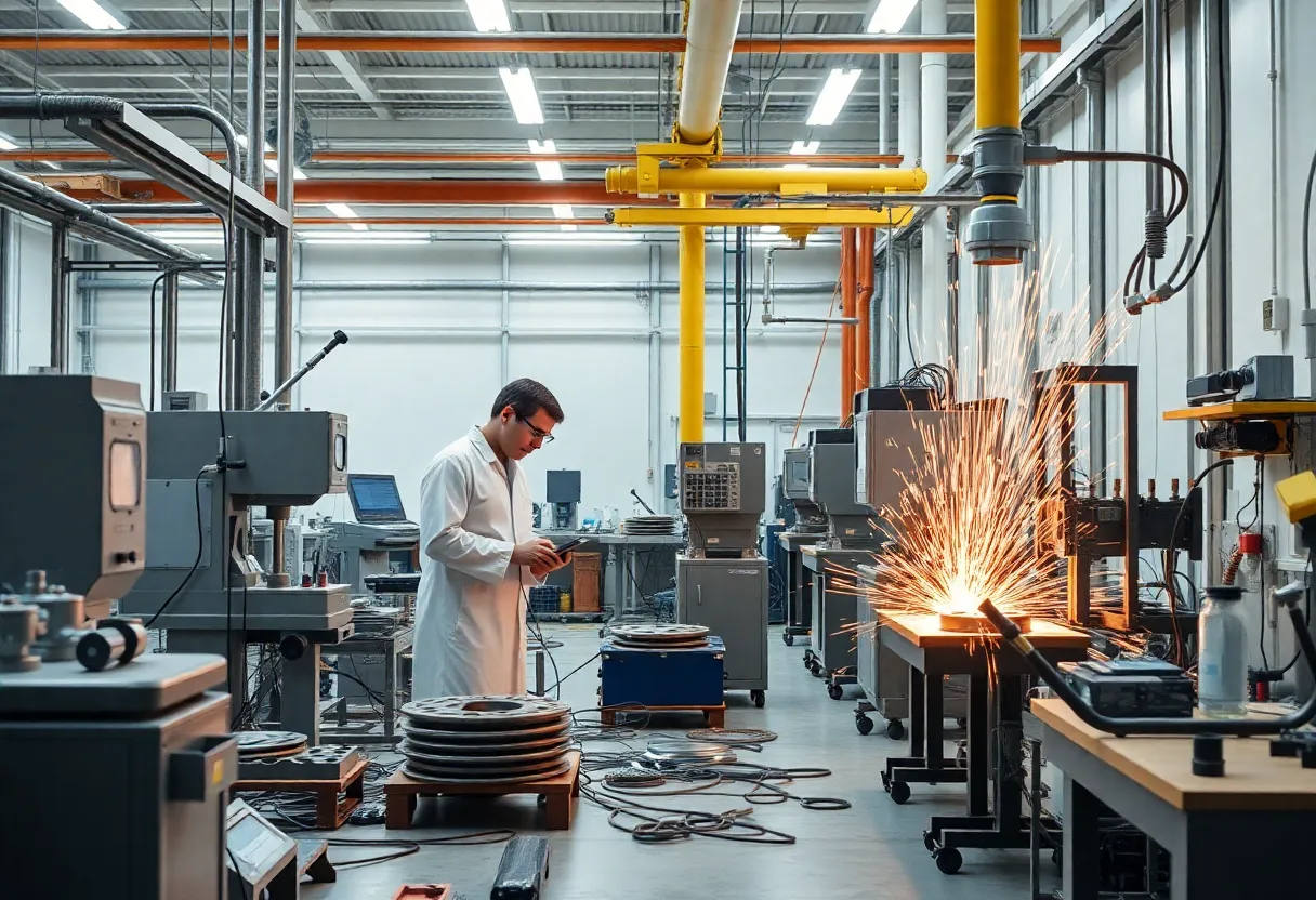 Research laboratory dedicated to advanced steel development