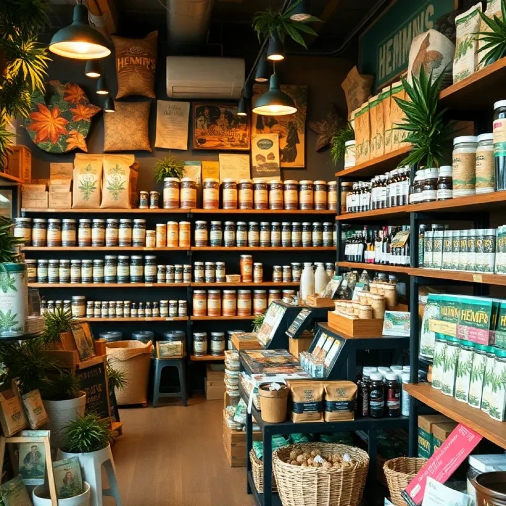 Hemp Store Interior