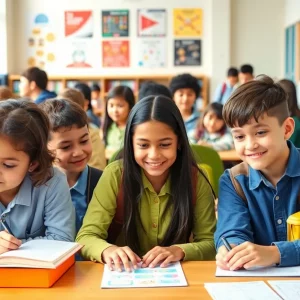 Students of Knox County Schools engaged in classroom activities.