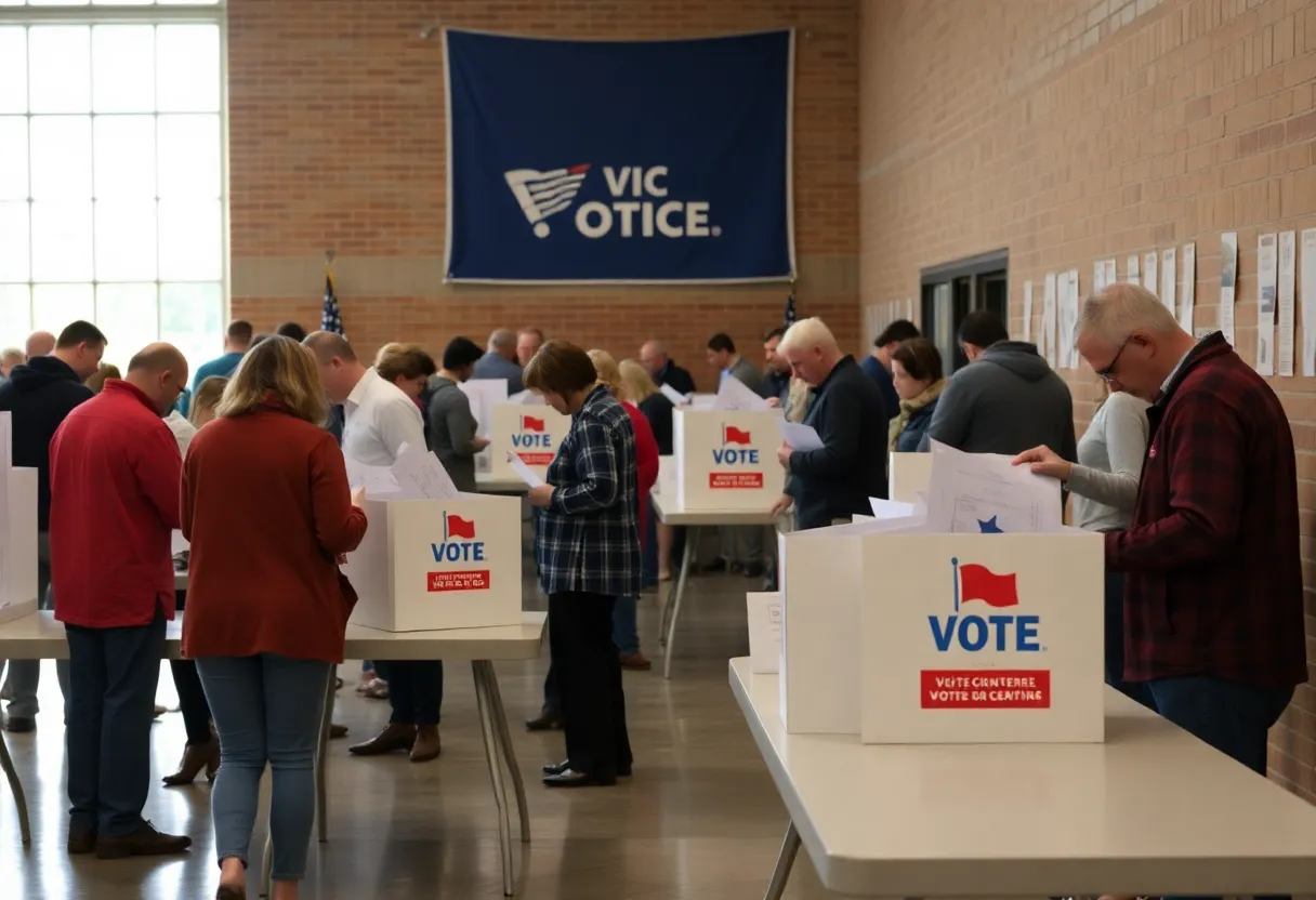 People voting in Knoxville City Council primary election