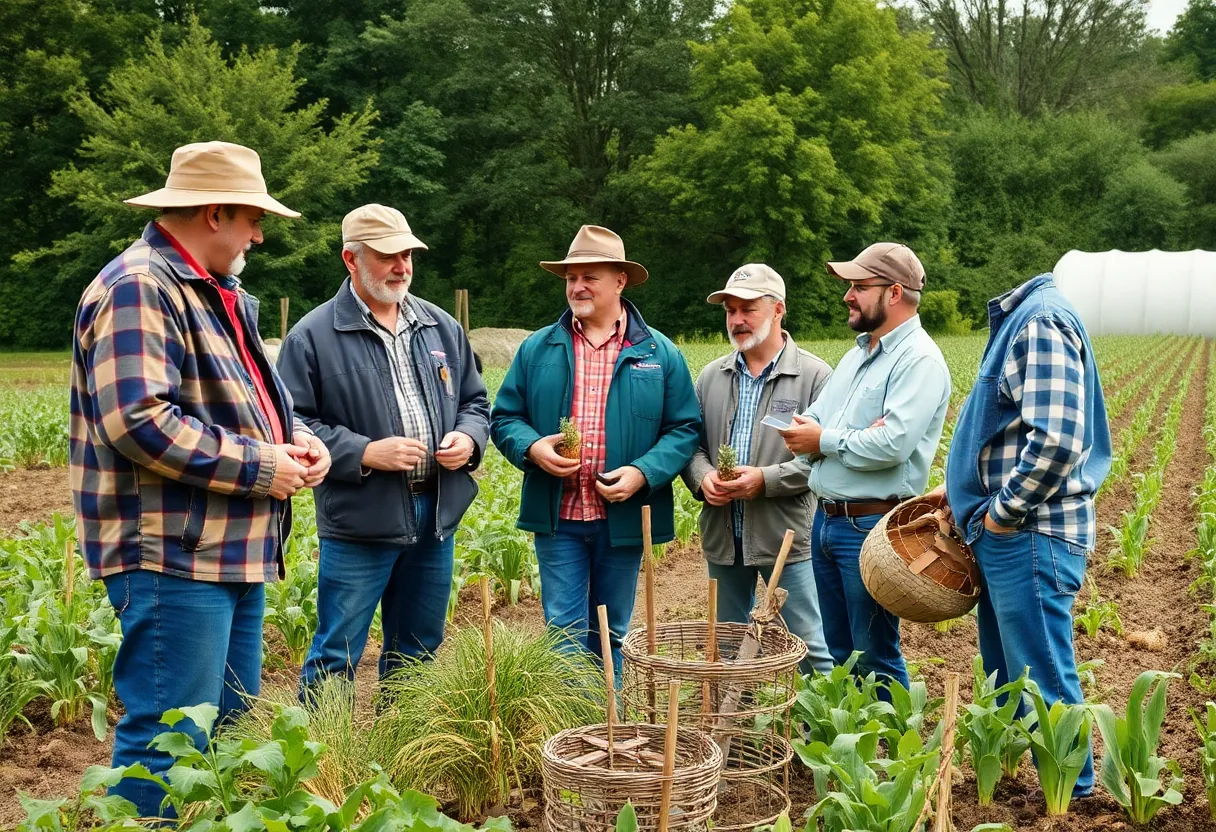 UT Extension Specialists discussing value-added agriculture.