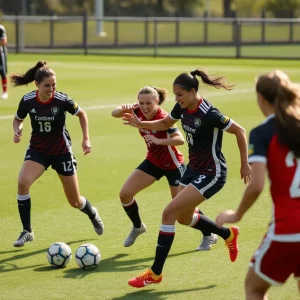 Women's soccer match between Tennessee and UCLA