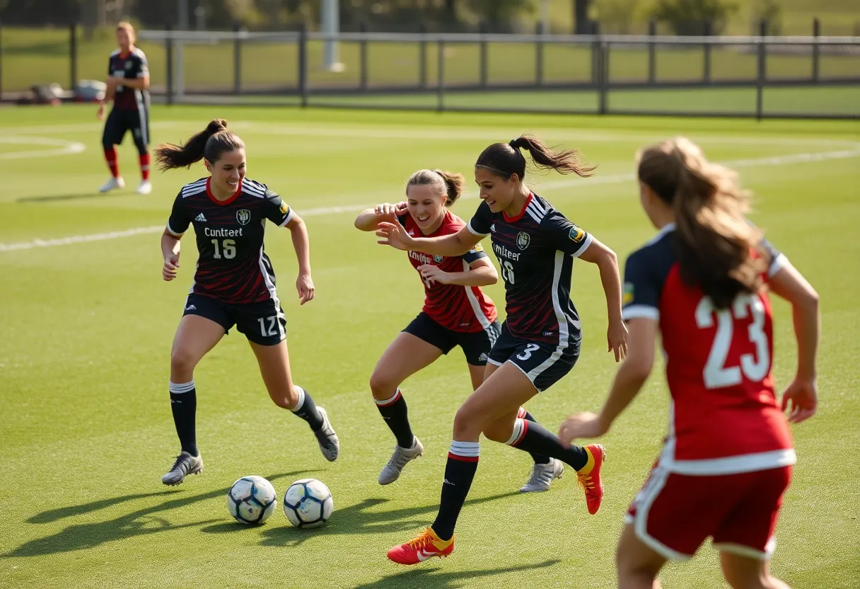 Women's soccer match between Tennessee and UCLA