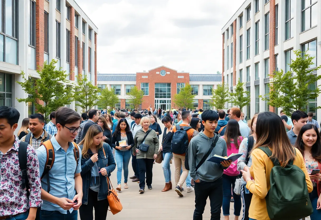 Student life at University of Tennessee campus