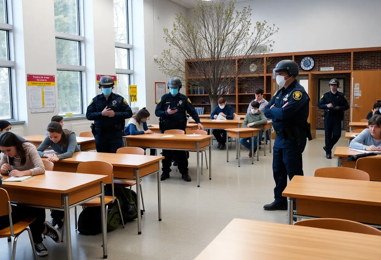 University of Tennessee at Chattanooga campus under lockdown with students being evacuated.