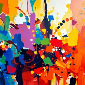 Artwork representing Beauford Delaney's style at the exhibition