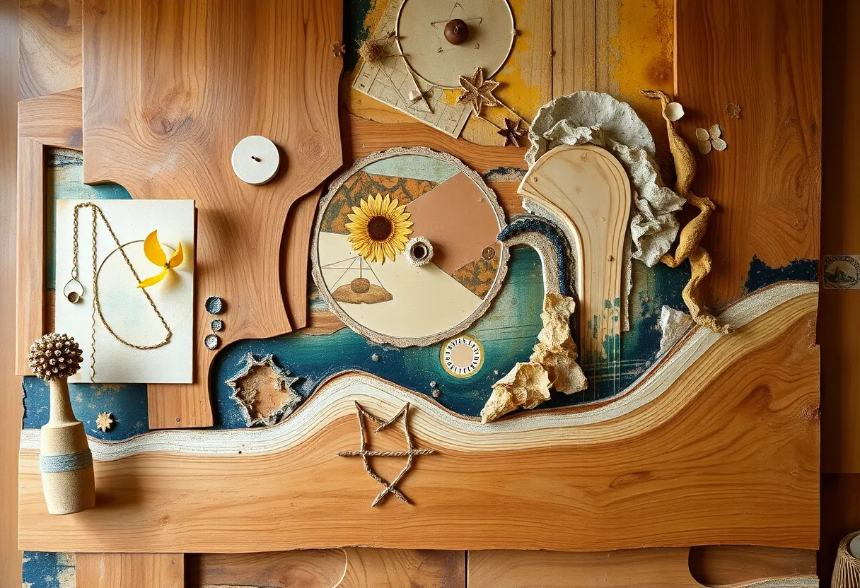 Artwork by Brandon Woods on display at Tomato Head