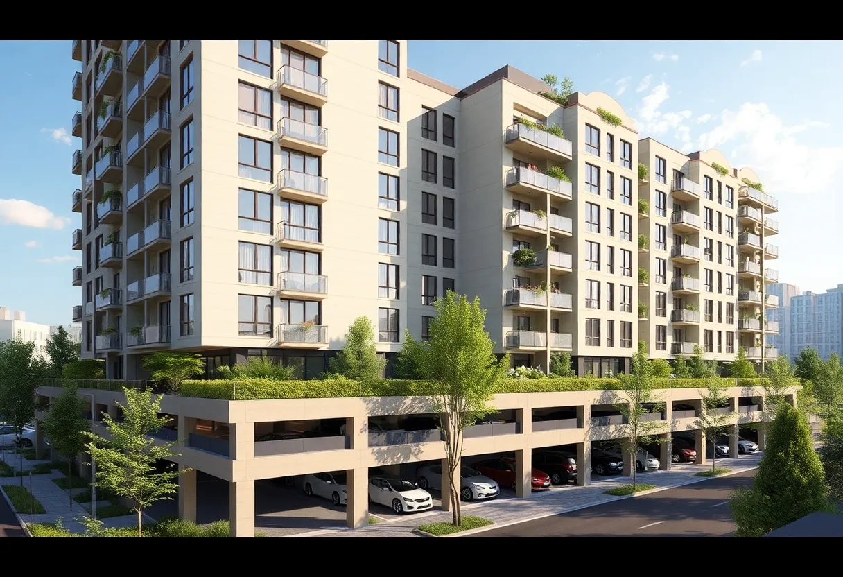 Conceptual rendering of Capitol Lofts development in Knoxville