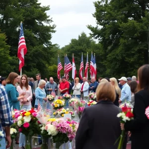 Memorial event for Charlie Kirk at University of West Florida