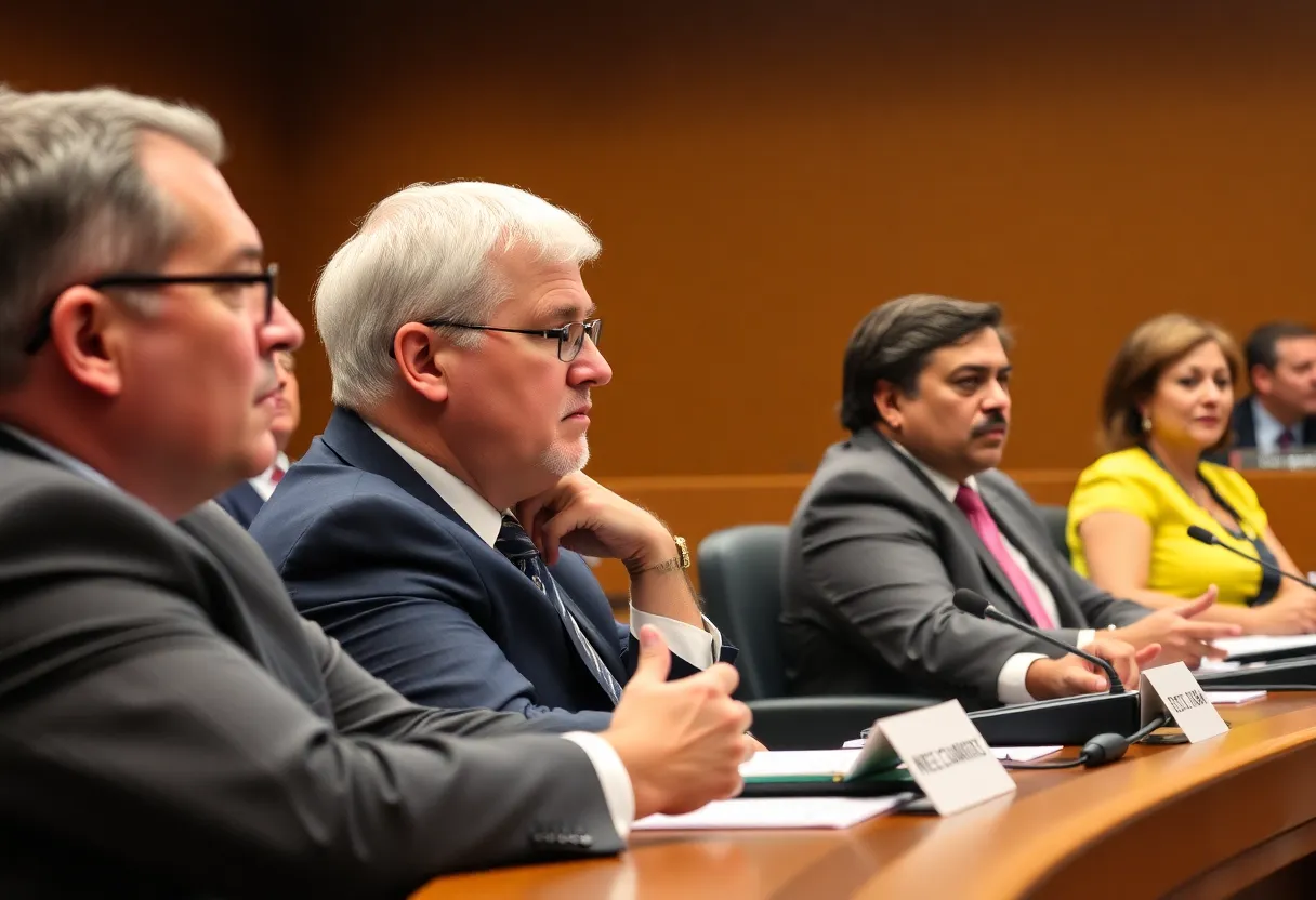 City council members in Knoxville discussing proposed tax increase