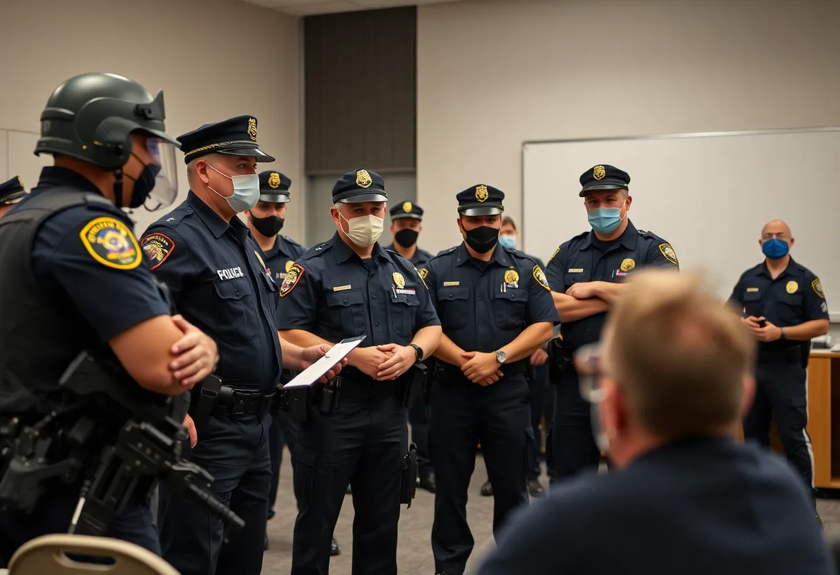 Knoxville police officers training for mass violence response skills