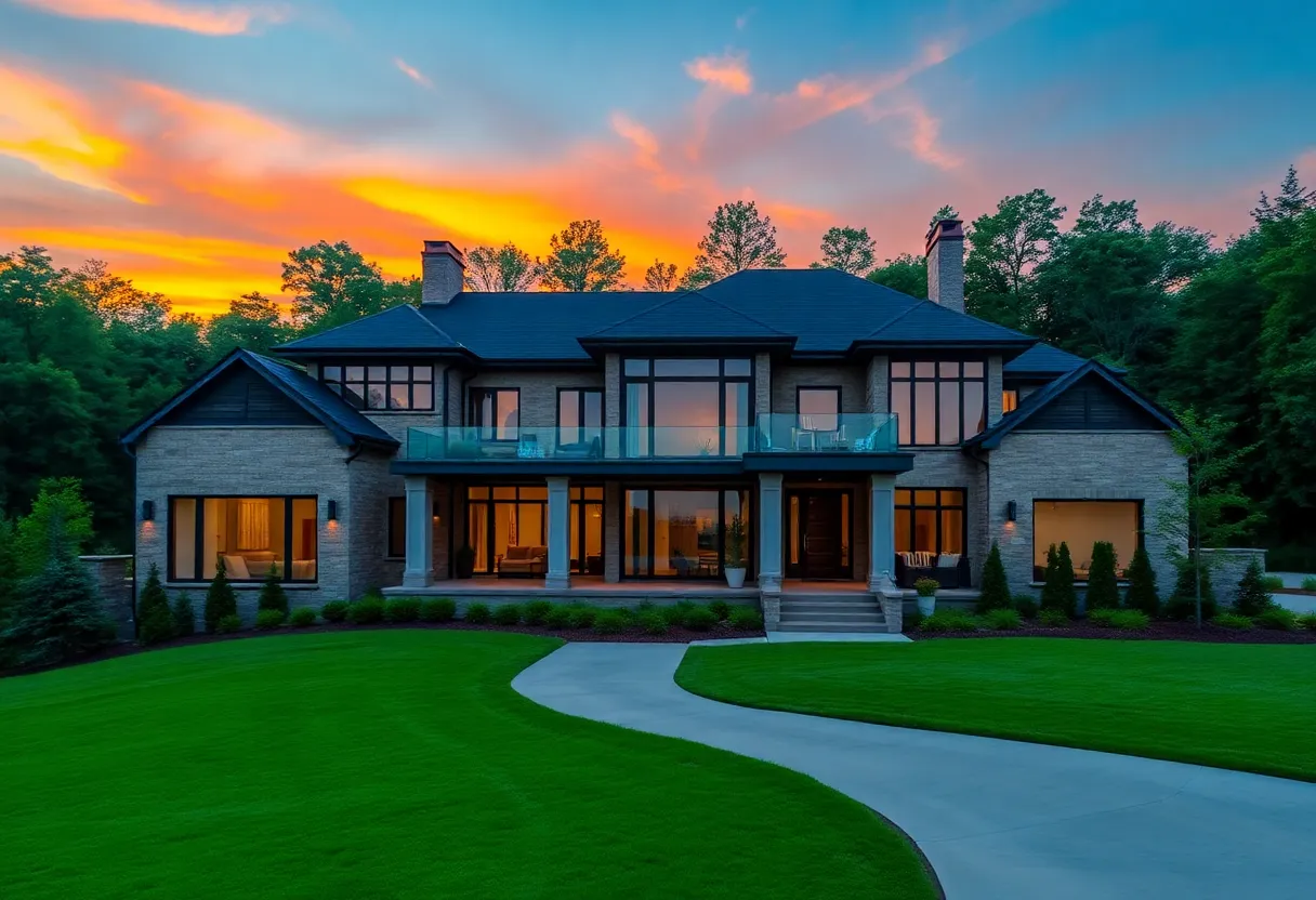 Stunning luxury home in a serene Knoxville neighborhood.