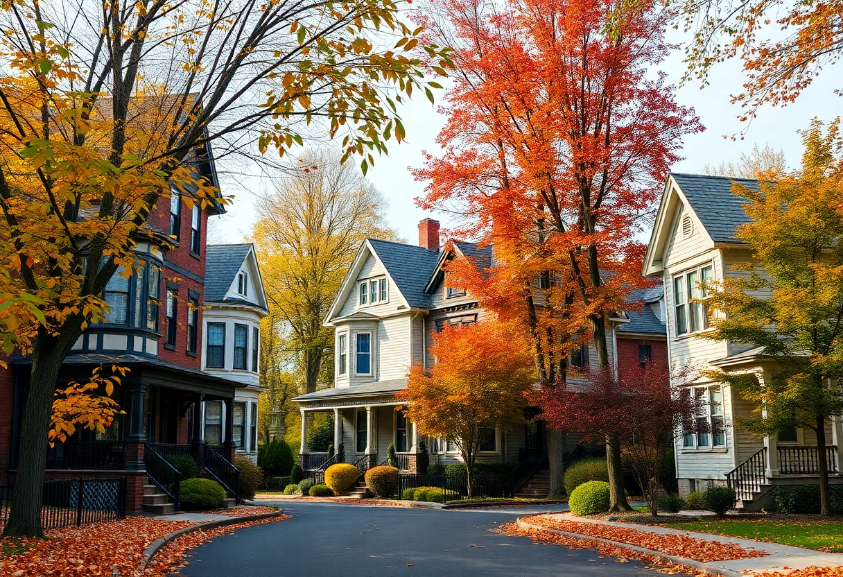 Historic homes in Maryville during the Fall Home Tour