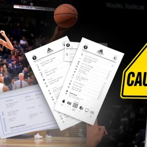 Collage representing NCAA basketball and sports betting violations