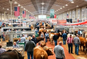 Northeast Tennessee Beef Expo event with attendees and vendors
