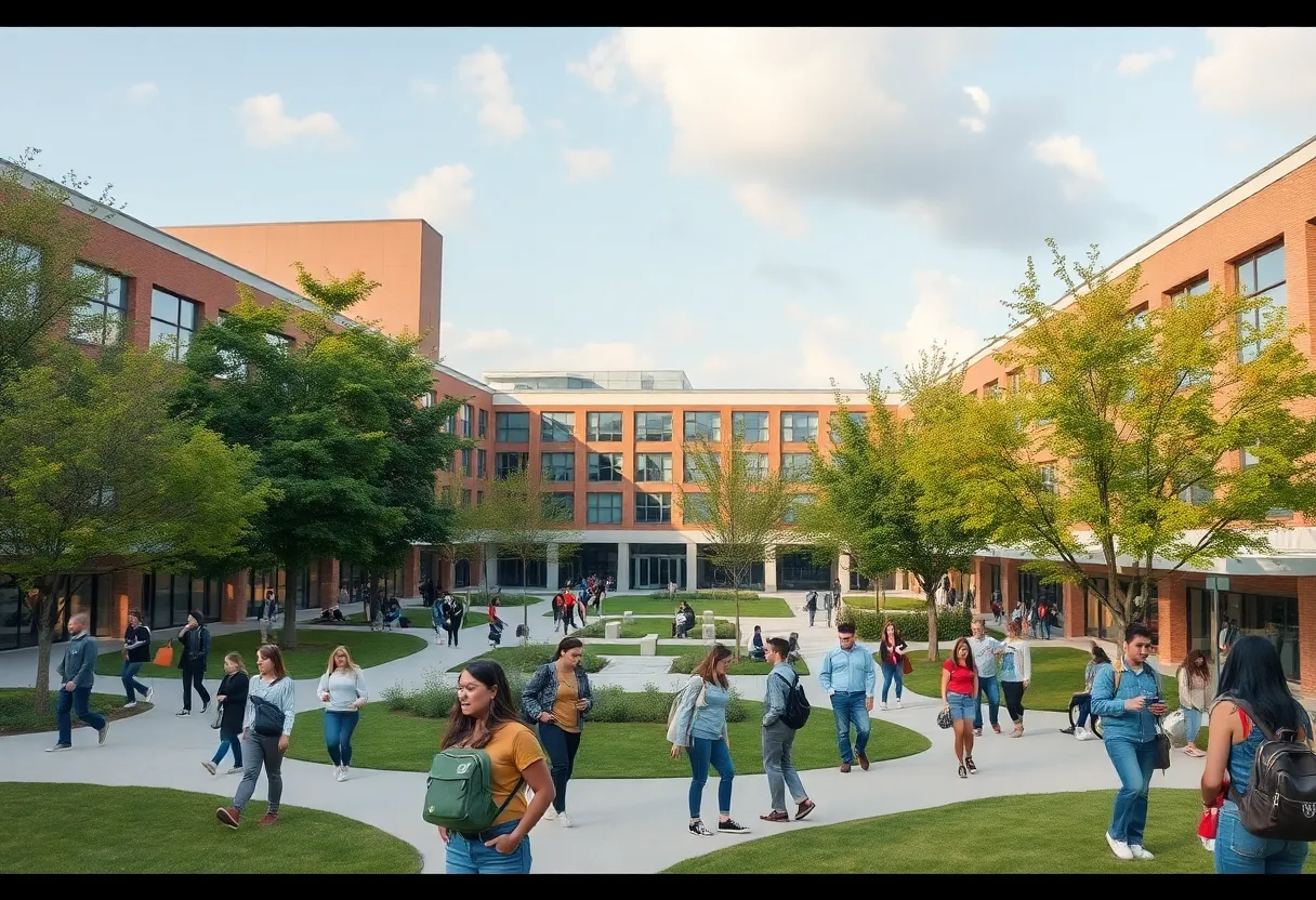 Students at the University of Tennessee campus
