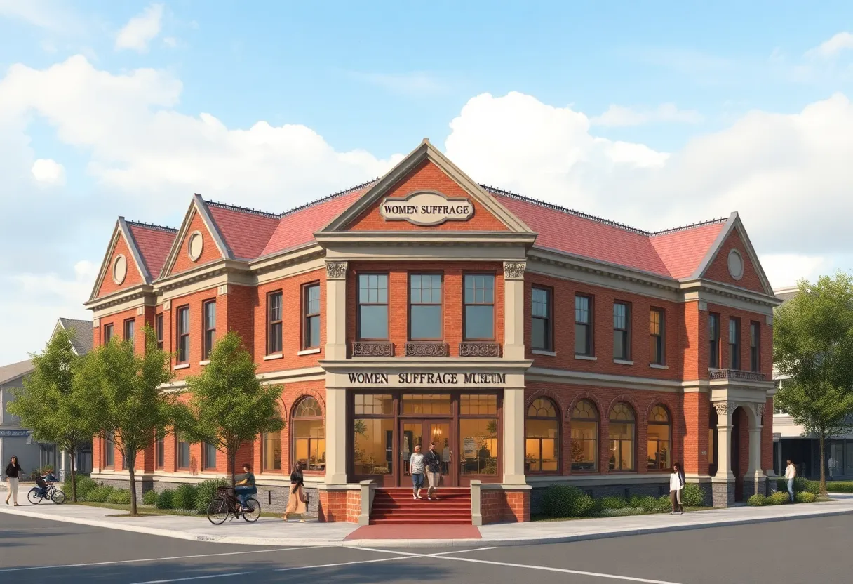 Conceptual design of a women’s suffrage museum