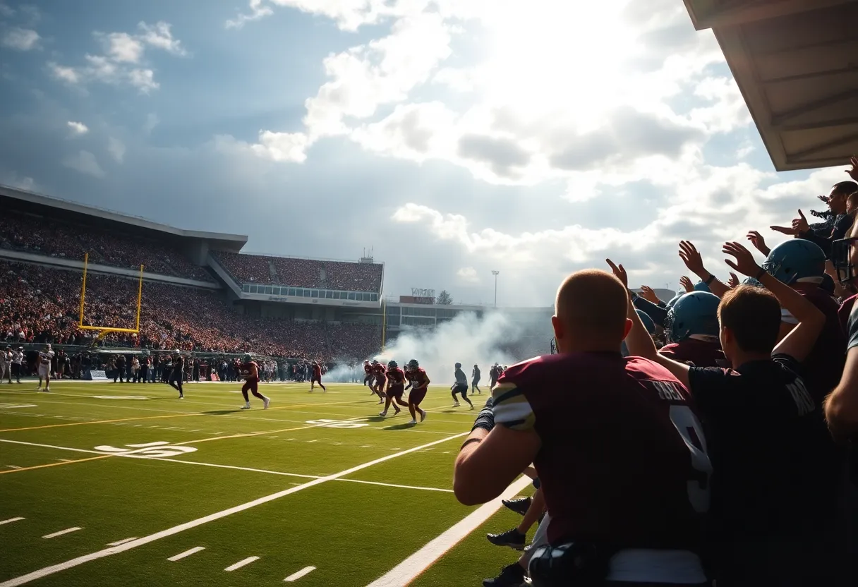 Exciting moment from Alabama vs Tennessee college football game
