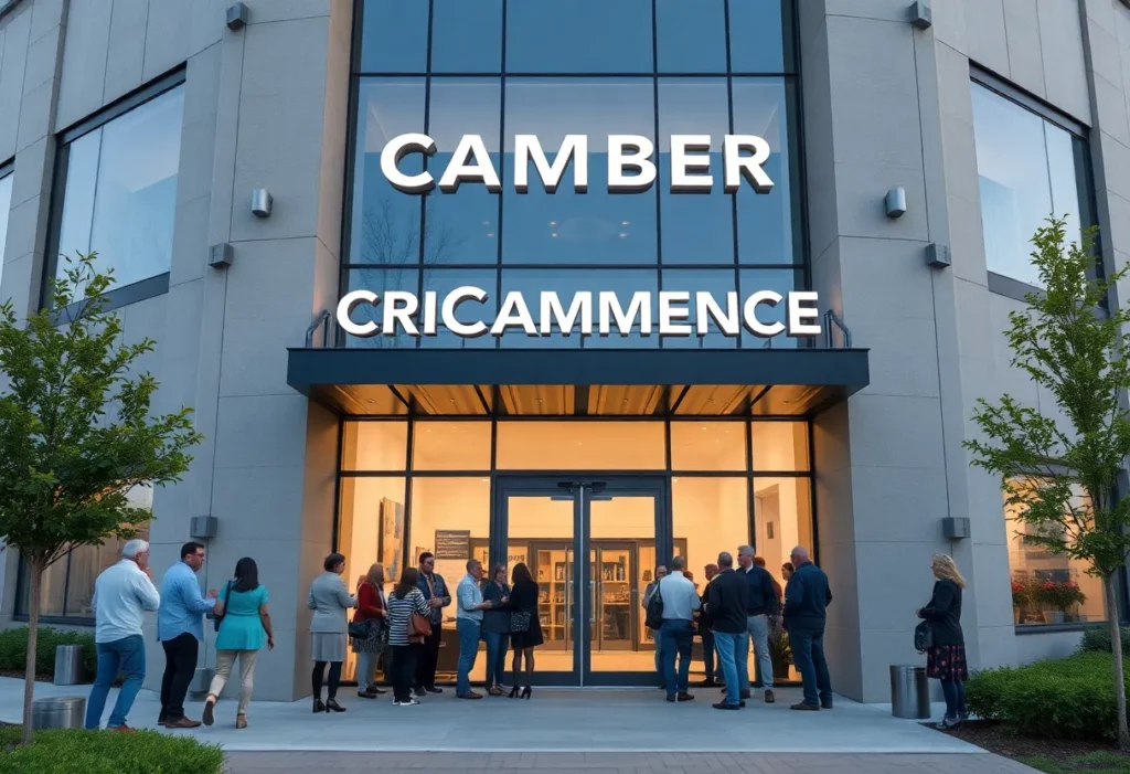 New headquarters of Anderson County Chamber of Commerce in Clinton, Tennessee