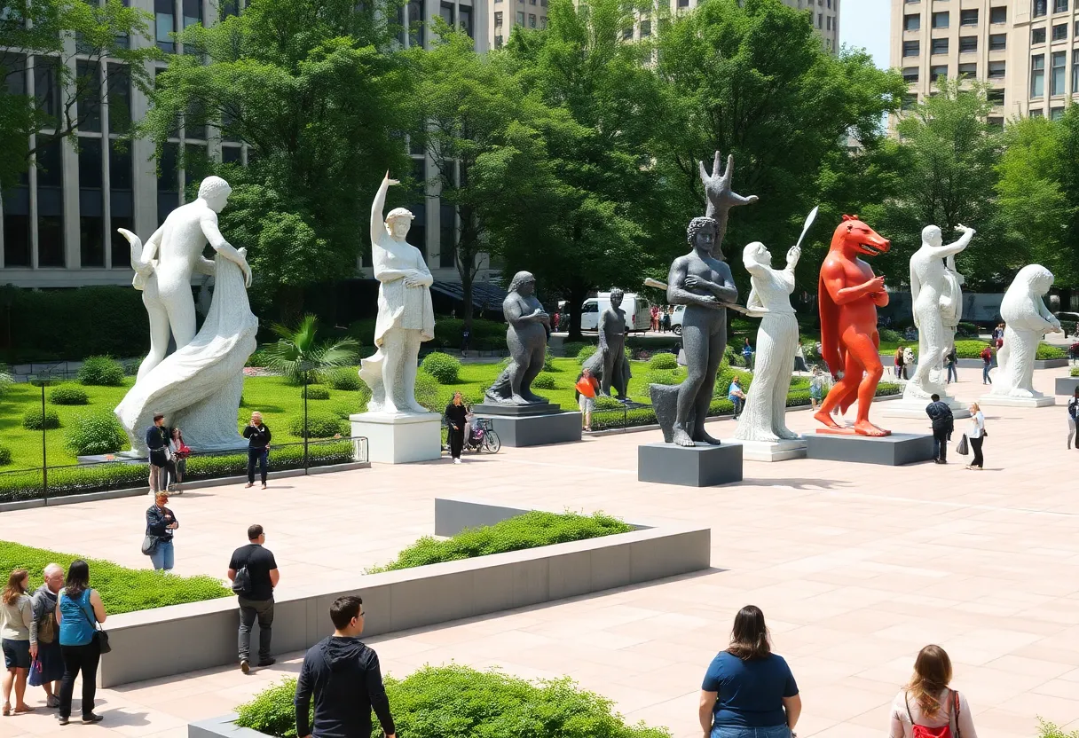 Public art sculptures displayed in Blount County, Tennessee