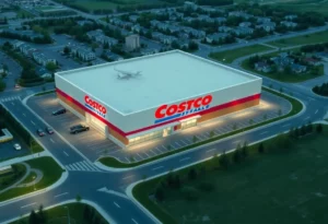 Conceptual rendering of a Costco store in Alcoa's Springbrook Farm development