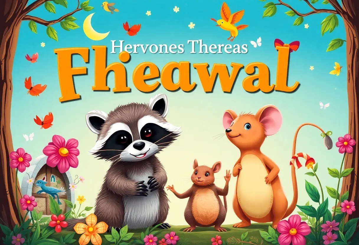 Poster for Bijou Theatre's Imagination Series featuring children's stories