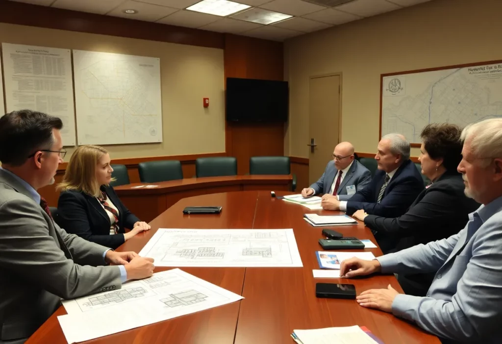 Members of the Knoxville City Council discussing housing initiatives.