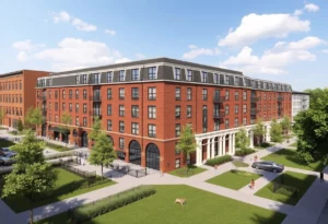 Conceptual redevelopment of the St. Mary's Hospital site in Knoxville