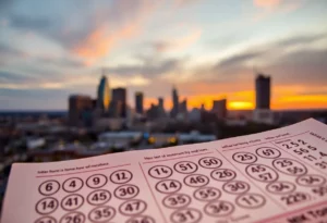 Winning Tennessee Lottery tickets with highlighted numbers