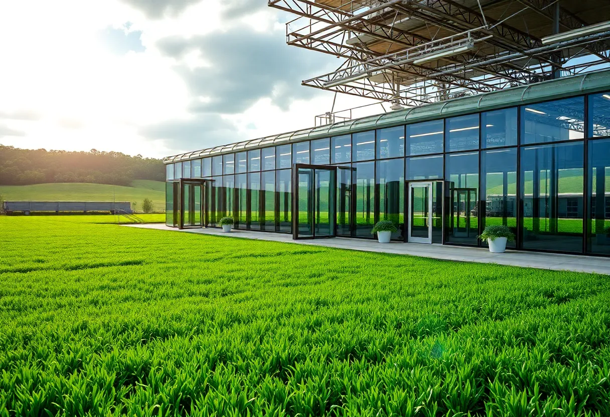 Exterior view of the Tennessee Center for Agriculture Innovation