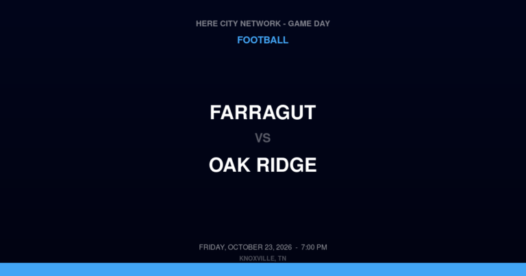 Farragut 14, Oak Ridge 35