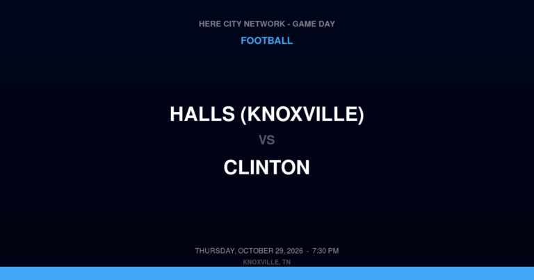 Halls (Knoxville) at Clinton