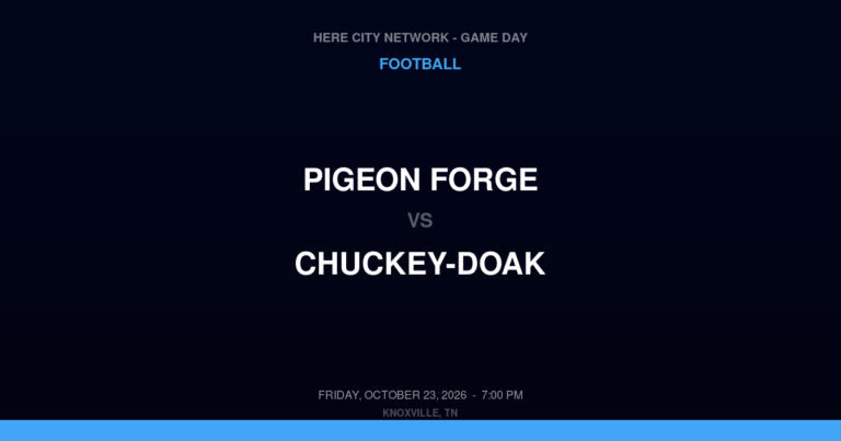 Pigeon Forge 28, Chuckey-Doak 20
